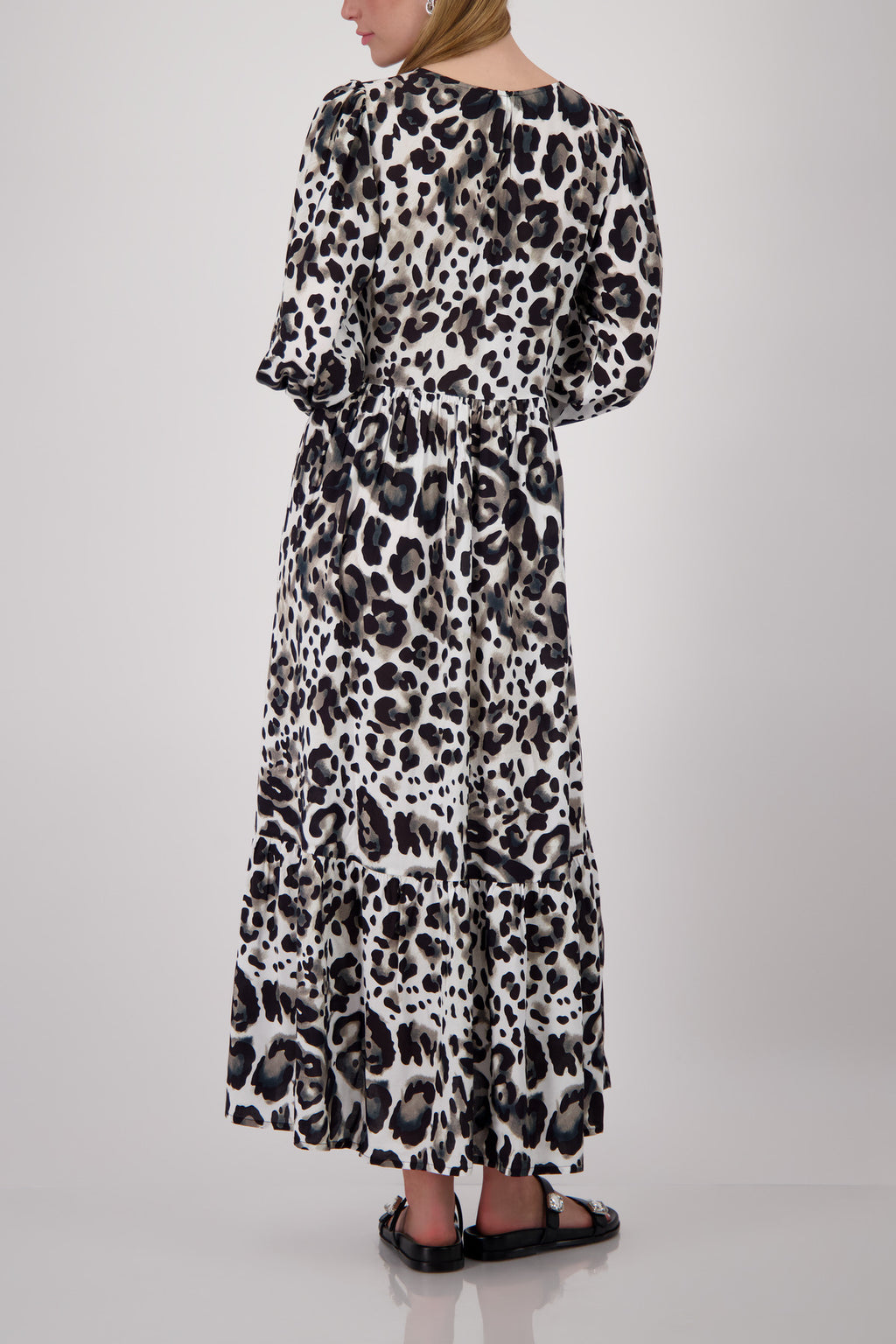 ALL-OVER LEO PRINT DRESS