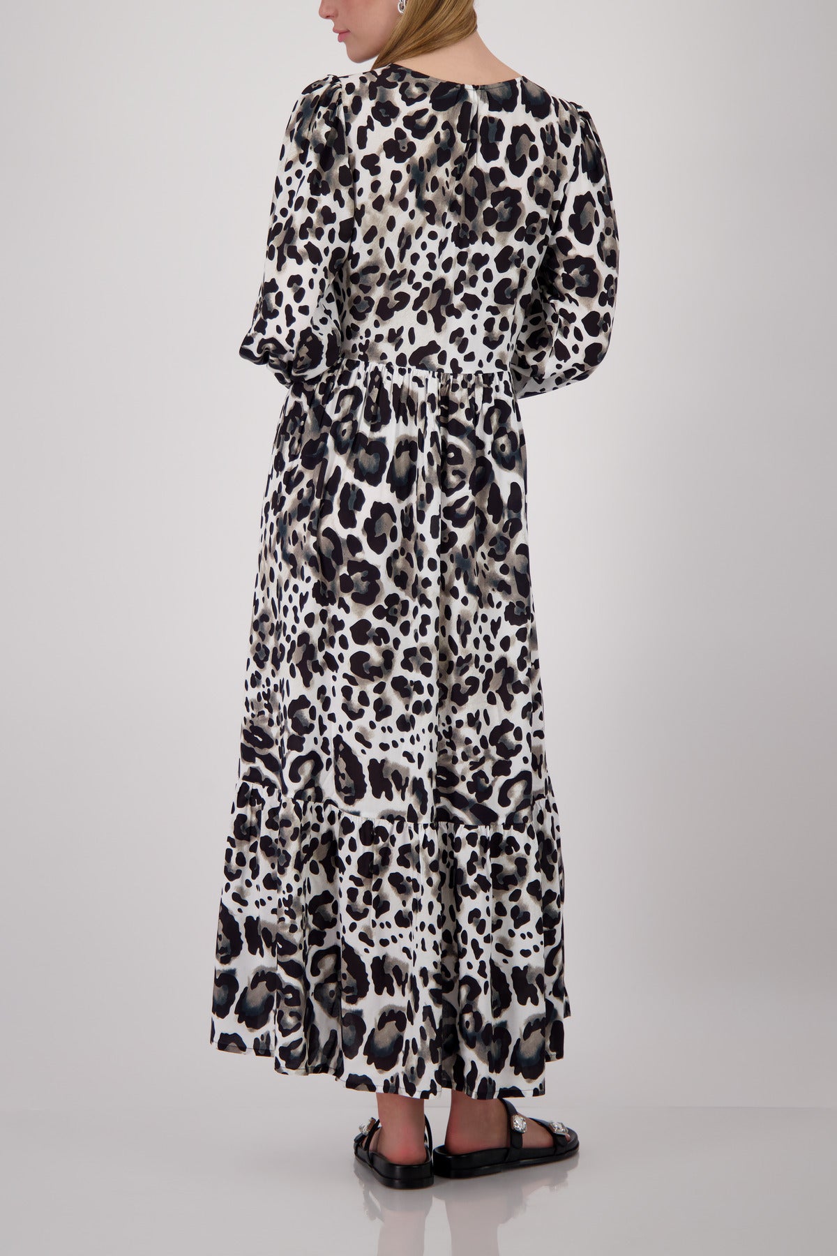 ALL-OVER LEO PRINT DRESS