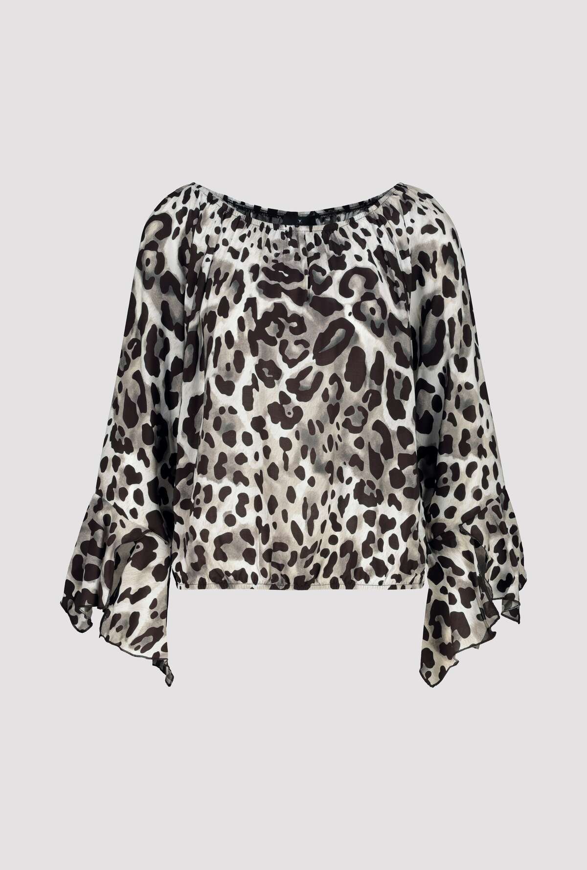 ALL-OVER LEO PRINT BLOUSE