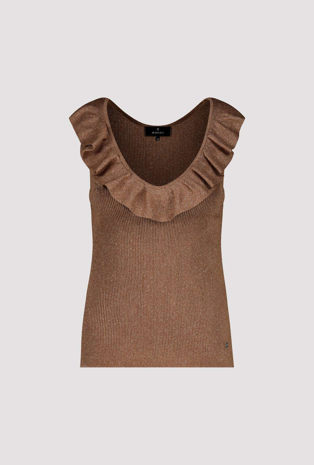 FRILLED KNIT TOP