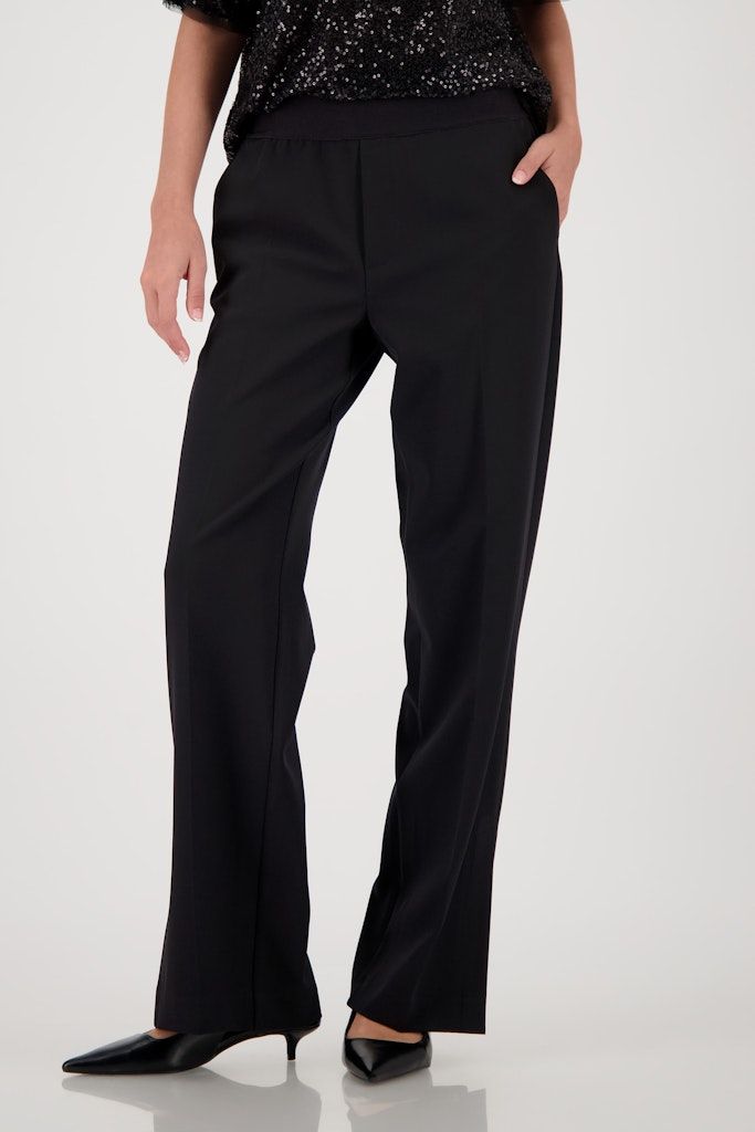 PLEATED PANTS - BLK