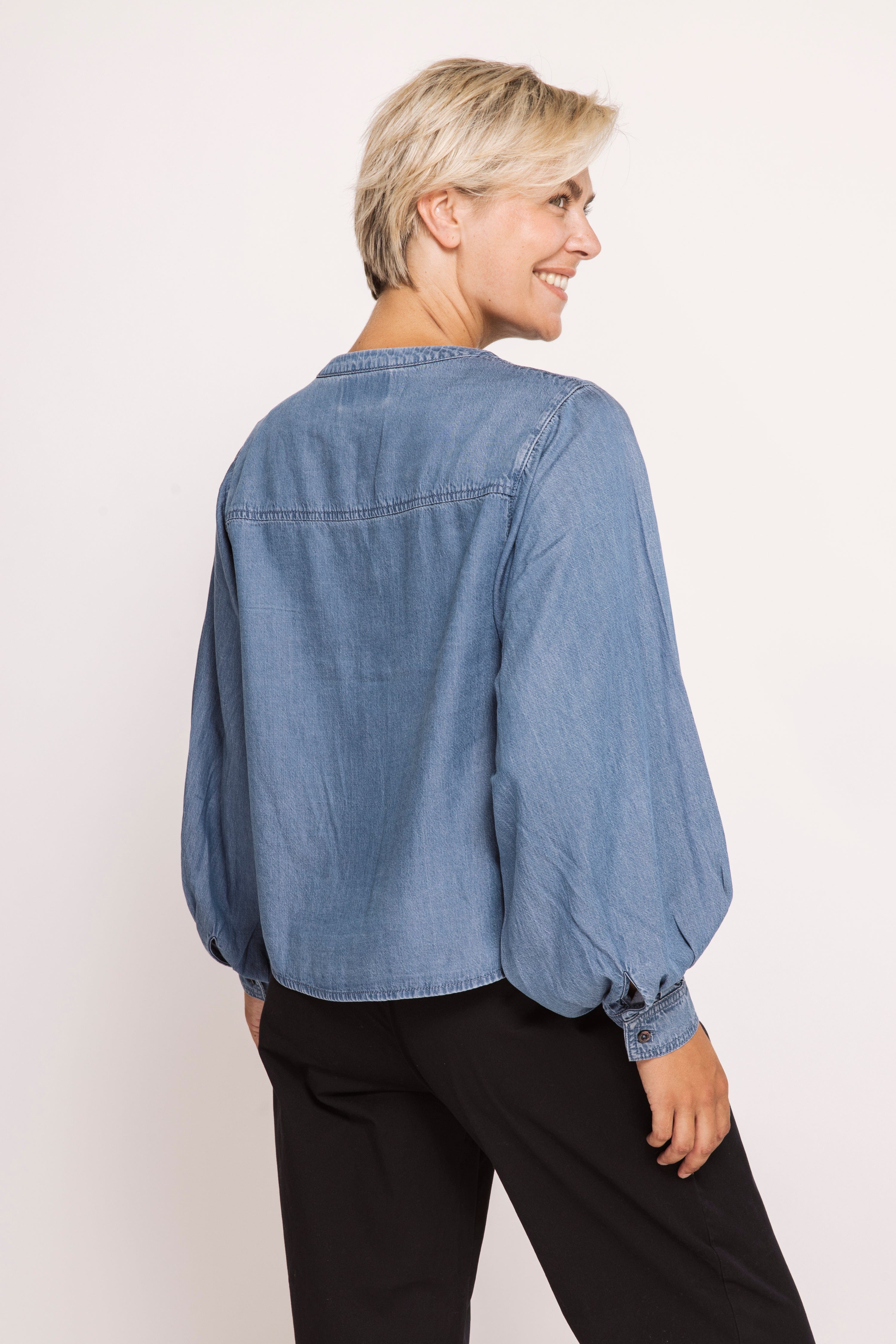 LIGHTWEIGHT DENIM TOP