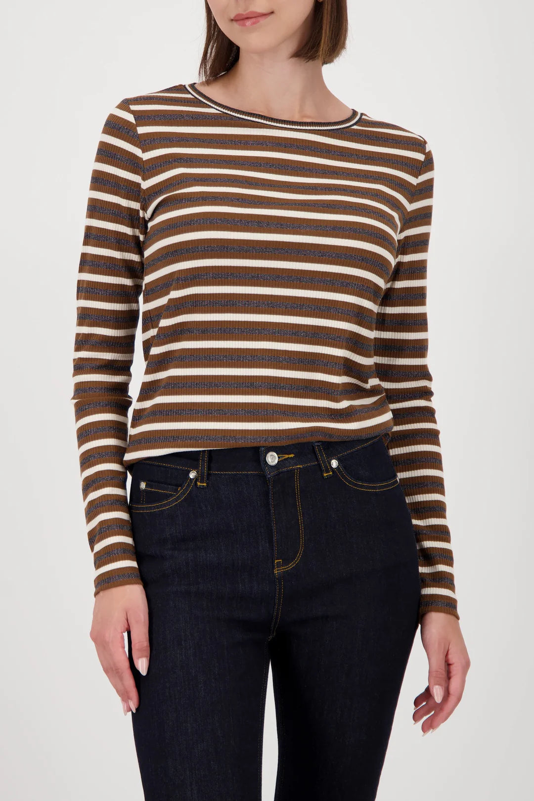 LUREX STRIPE T-SHIRT