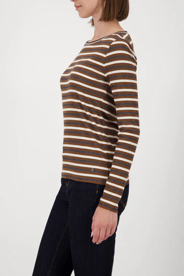 LUREX STRIPE T-SHIRT