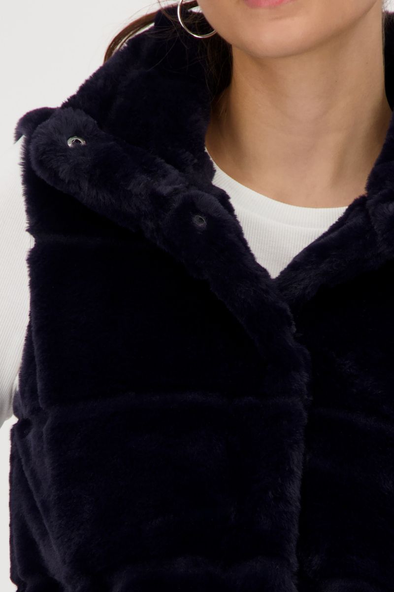 WAISTCOAT BASIC FAKE FUR