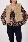 WAIST COAT FAKE FUR