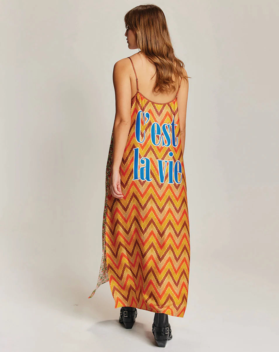 OLIVIA CAMISOLE DRESS - JEANS