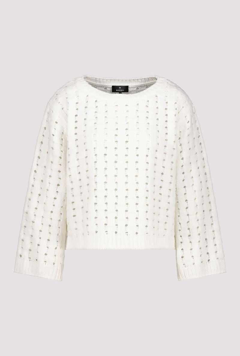 BASKET WEAVE SWEATER