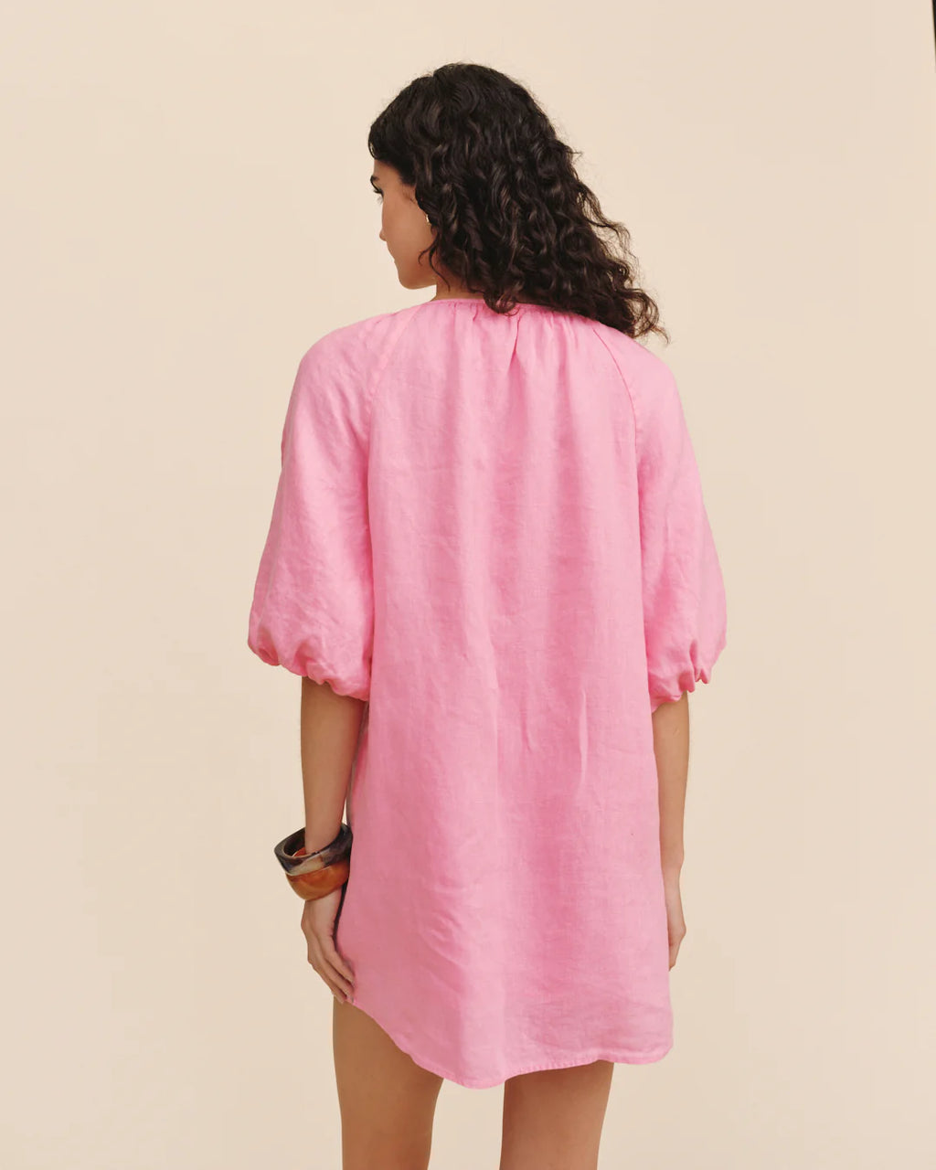 PULLOVER PUFF SLEEVE DRESS