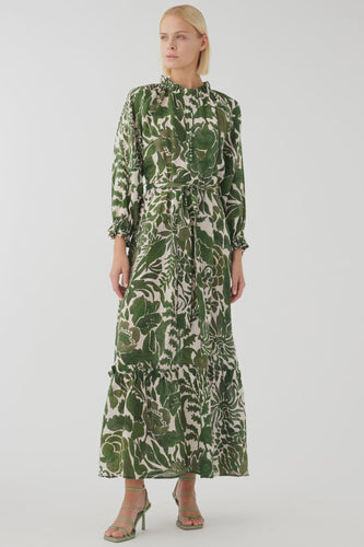 TUSNELDA LINEN MAXI DRESS