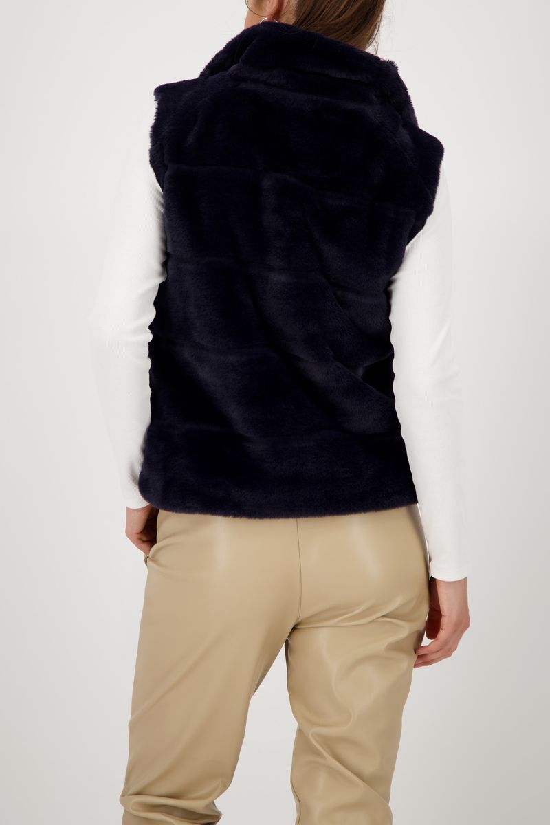 WAISTCOAT BASIC FAKE FUR