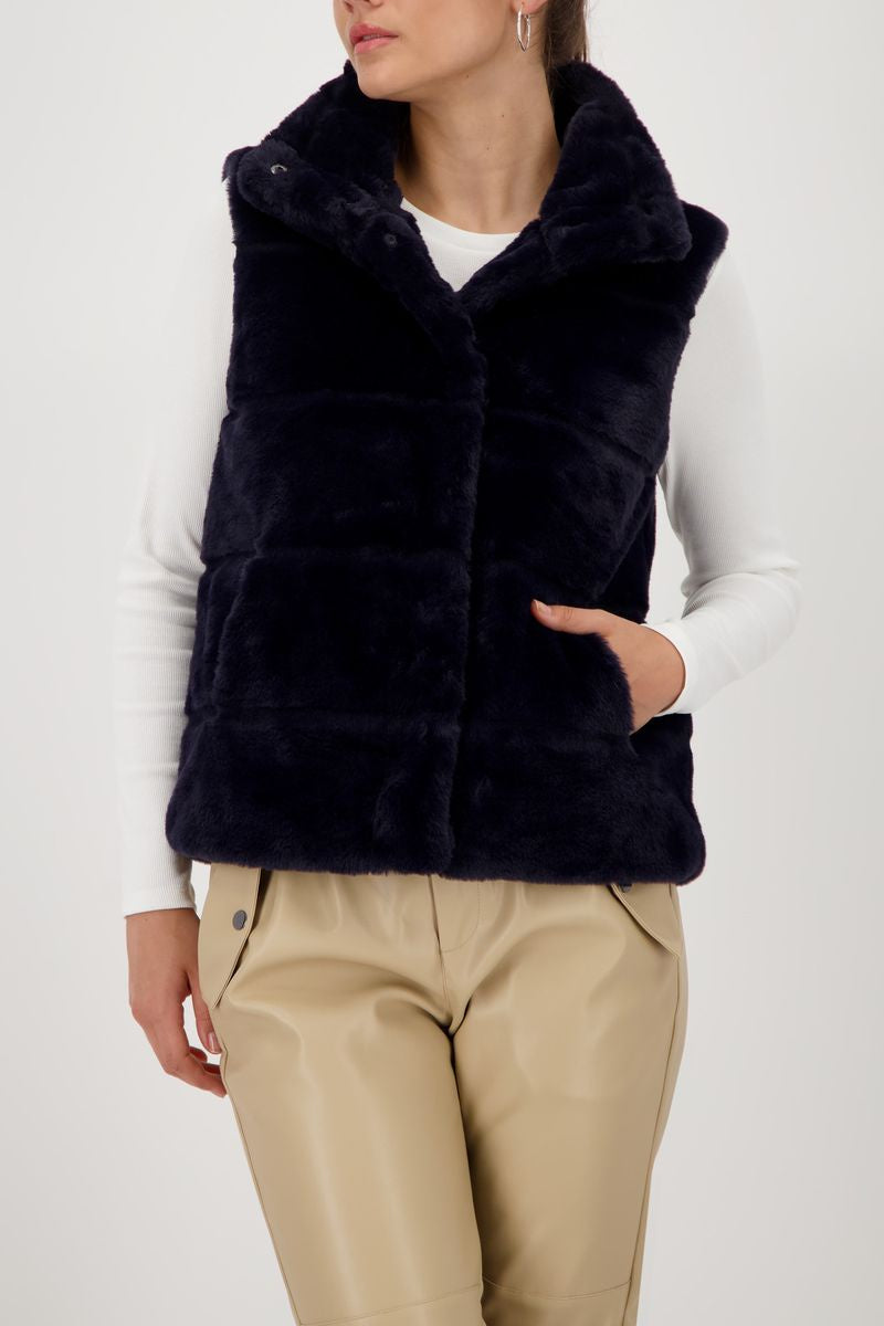 WAISTCOAT BASIC FAKE FUR