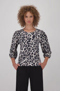 LEO PRINT SWEATER