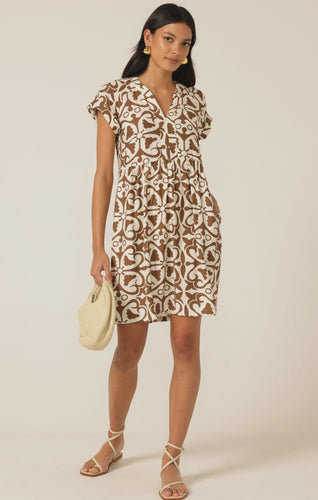 COBBLESTONE SHIFT DRESS