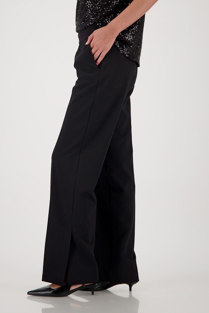 PLEATED PANTS - BLK