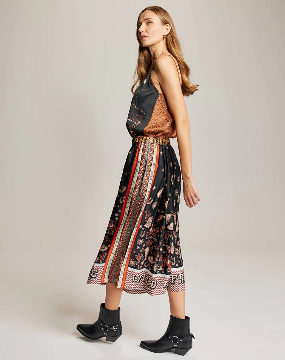 VANESSA MIDI SKIRT - RODEO