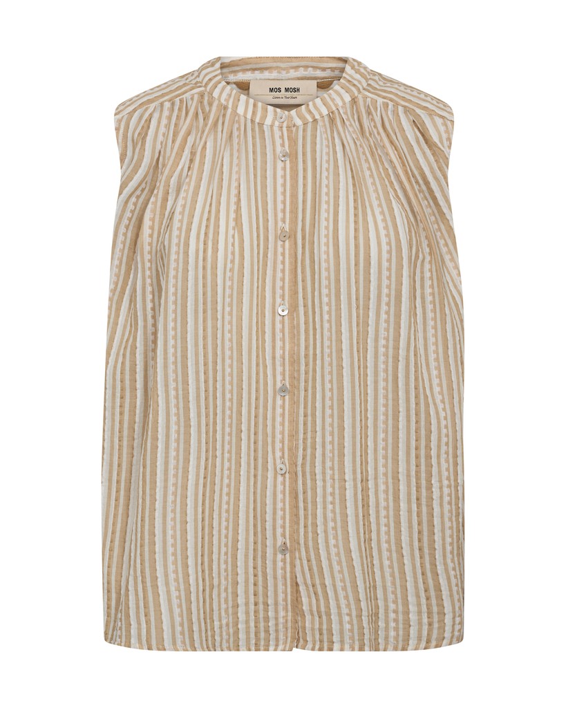 AMELIA STRIPE SL BLOUSE