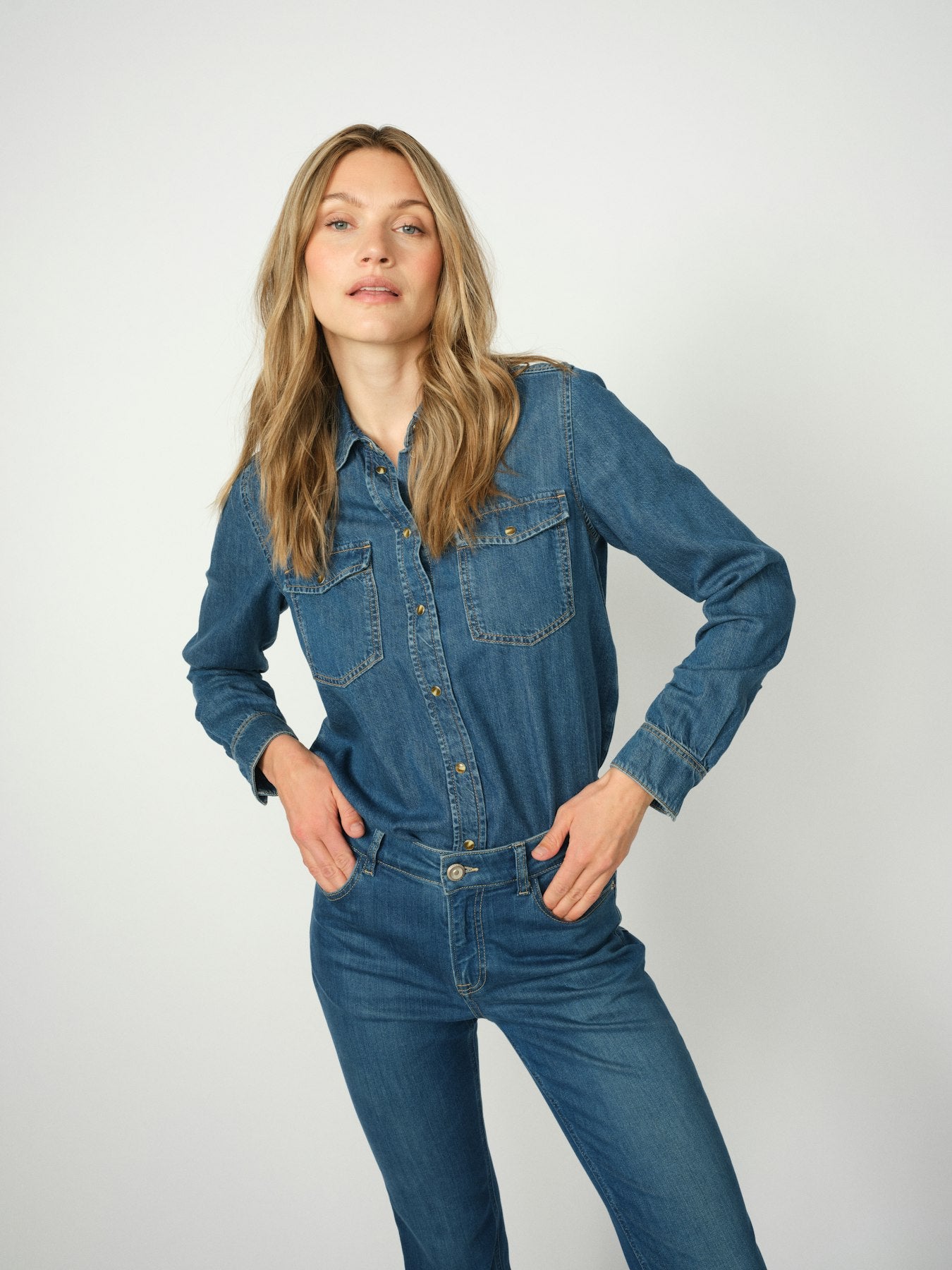 NATALIE DENIM SHIRT