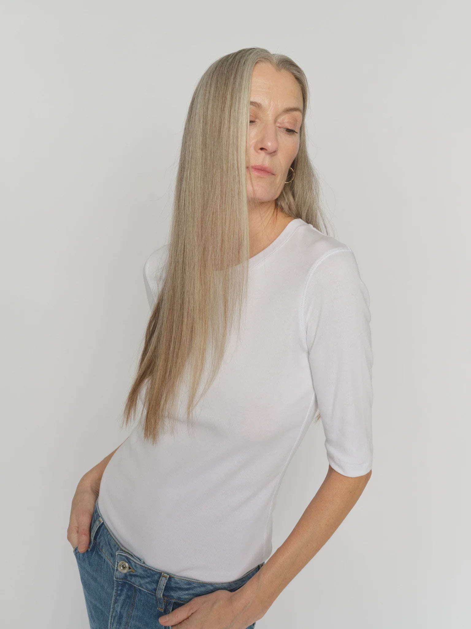 MALI O-NECK 3/4 SLEEVE TEE