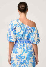 JUNO VISCOSE DOBBY ONE SHOULDER TOP