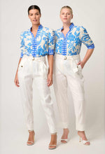 TRINIDAD LINEN VISCOSE BUTTON CUFF PANT