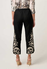 HELM PLACEMENT PRINT EMB LINEN PANT