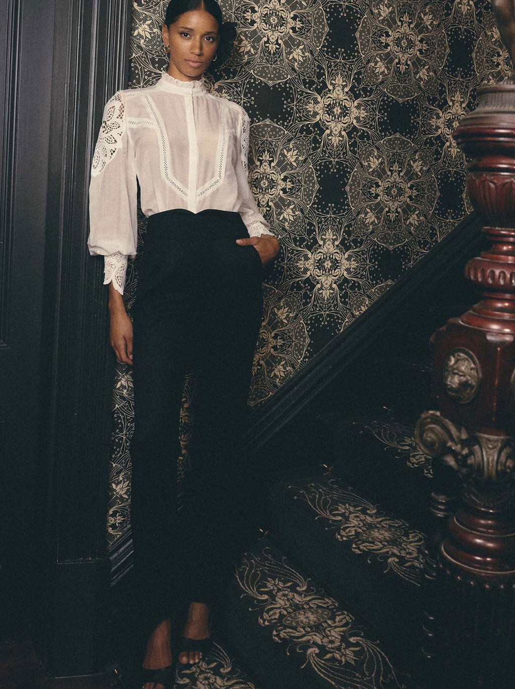 SCARLETT FAUX SUEDE PANT