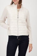 QUILTED JACKET & KNIT