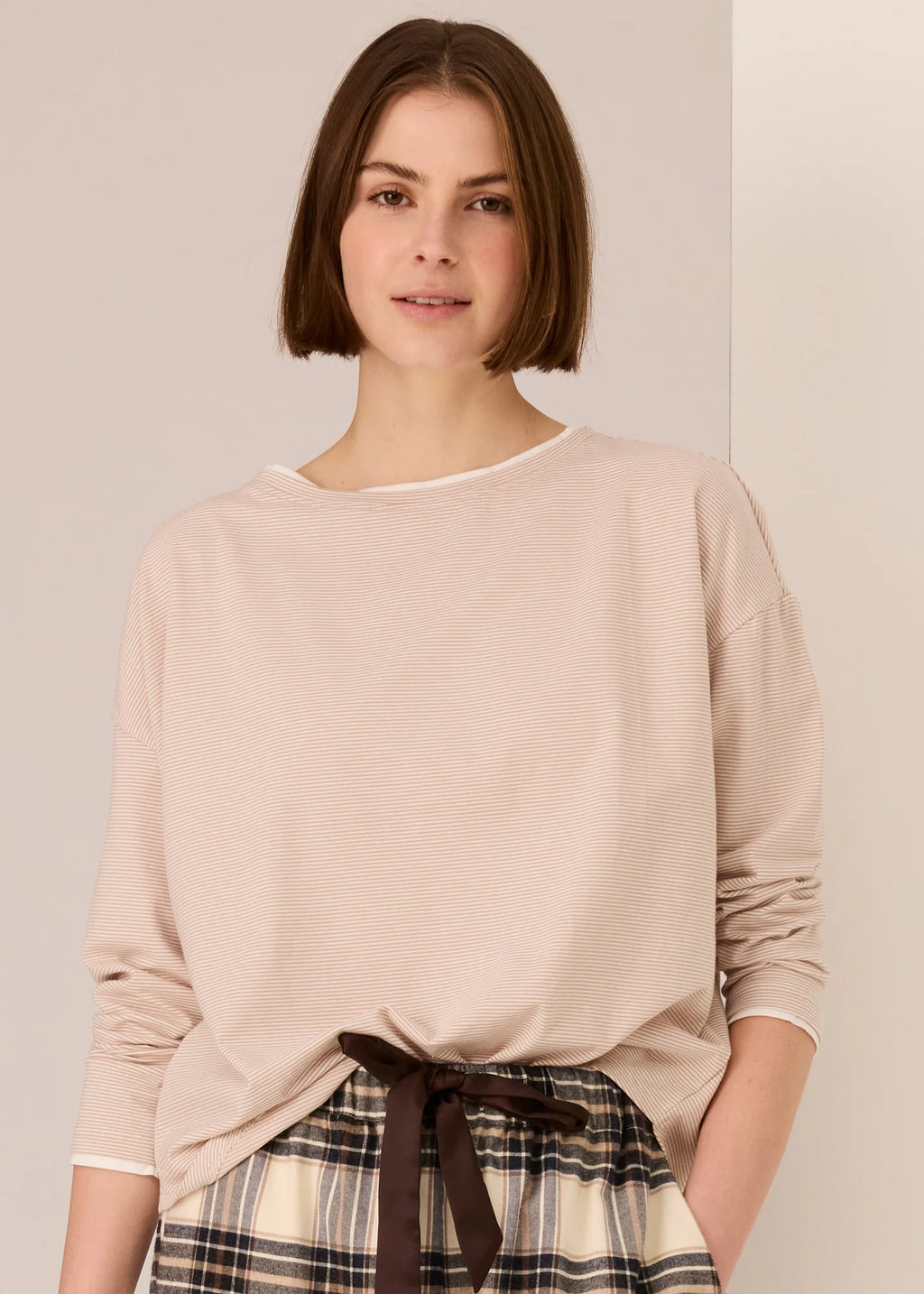 MANNIX STRIPE LS TEE