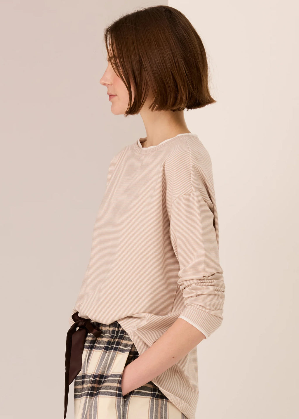 MANNIX STRIPE LS TEE