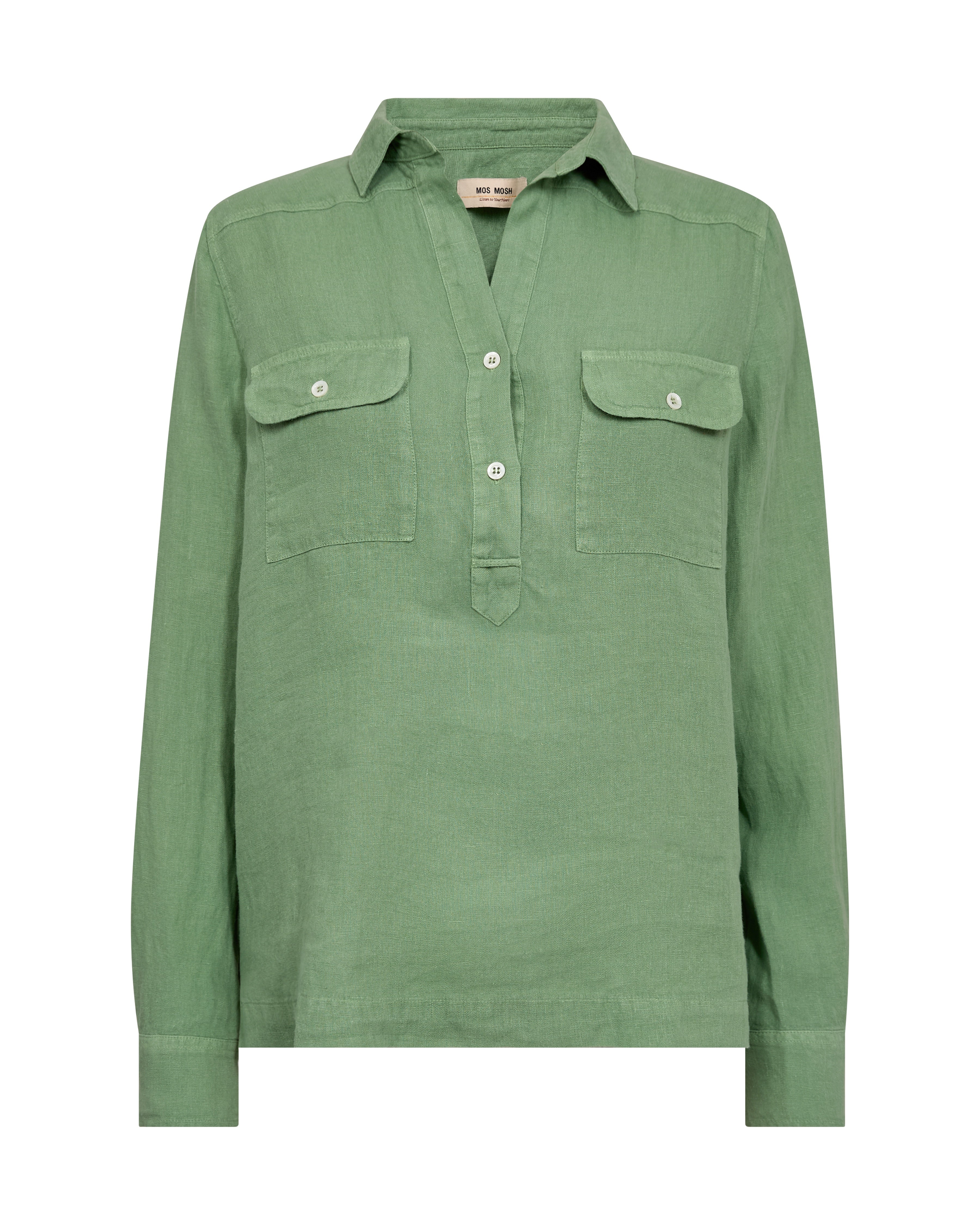 MM ENNA LINEN POCKET BLOUSE