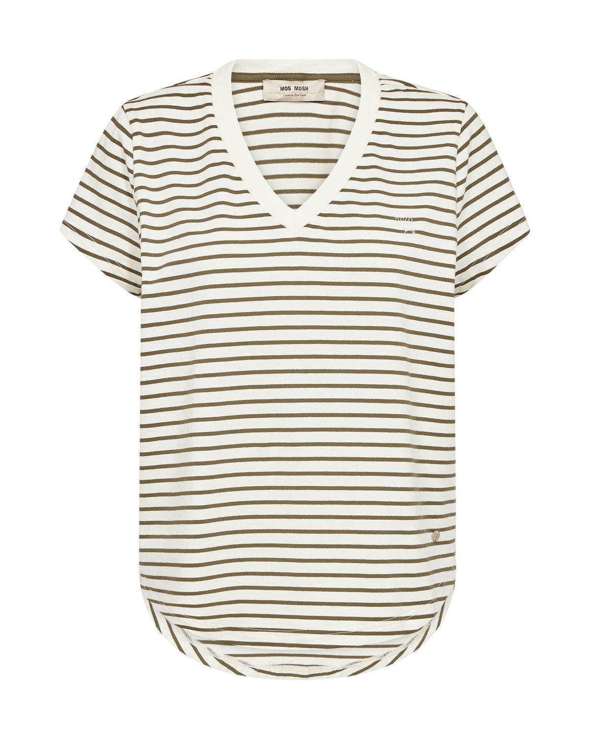 KALA V SS STRIPE TEE