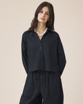 MALLORY POPLIN BUTTON DOWN