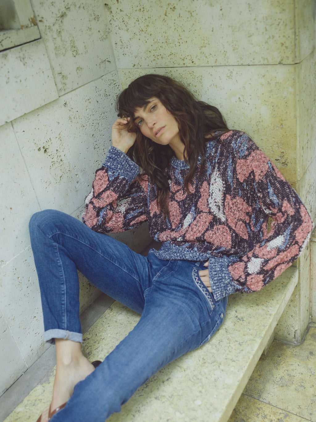 TEANA INTARSIA KNIT