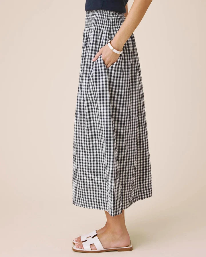 GIGI GINGHAM MIDI SKIRT