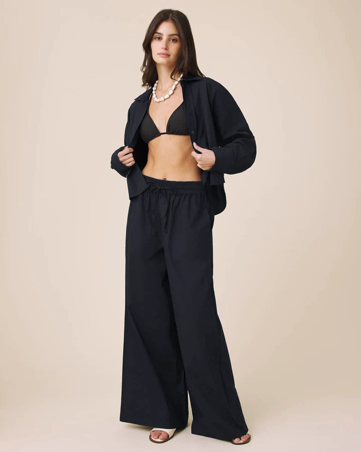 MALLORY POPLIN BUTTON DOWN