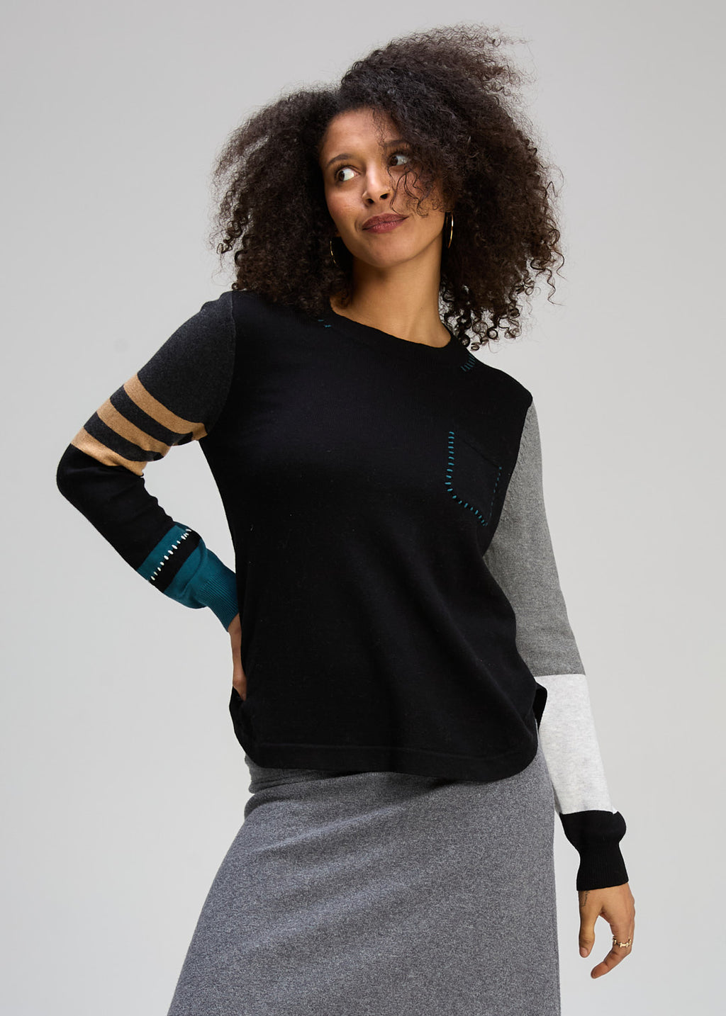 POCKET DETAIL JUMPER