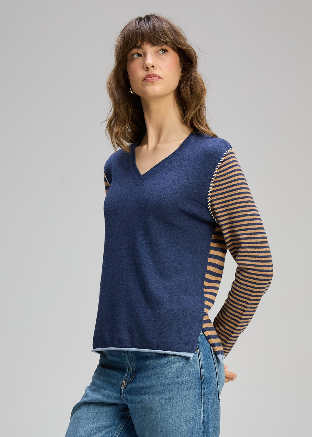 VARIED STRIPE JUMPER