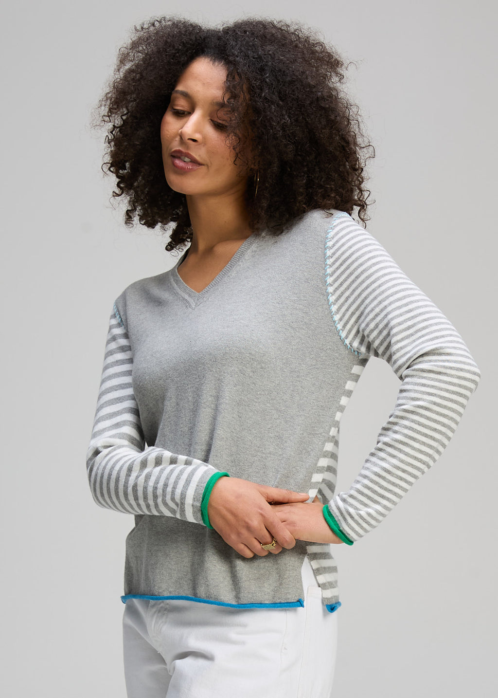 VARIED STRIPE JUMPER