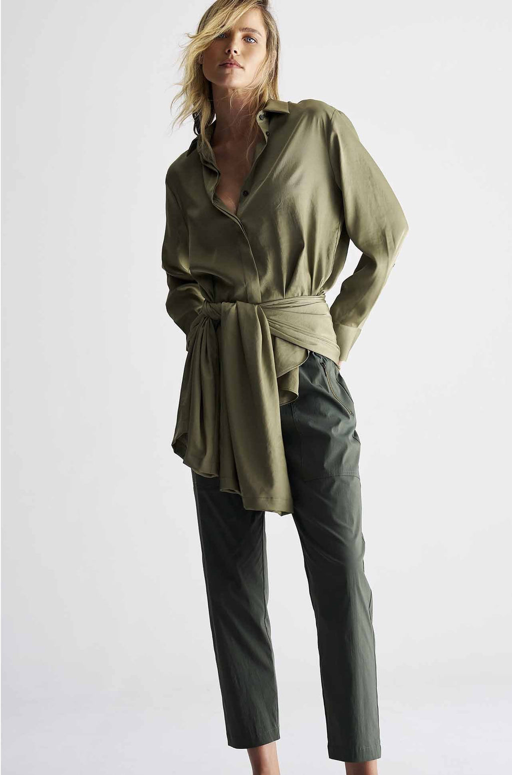 ZIP TAPERED PANT