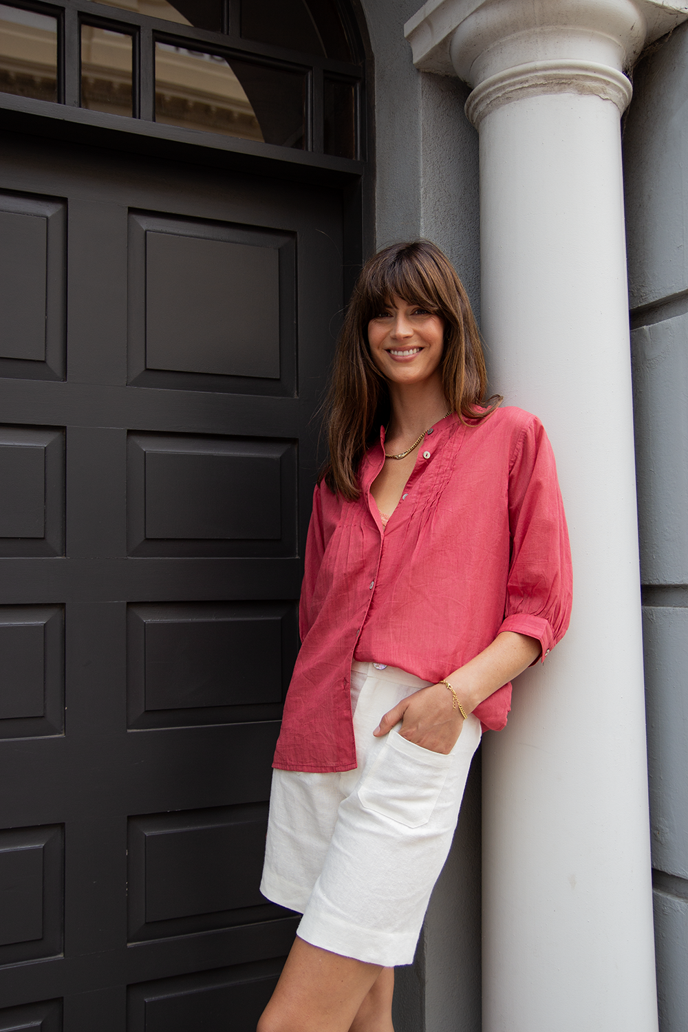 AMELIA SHIRT RED