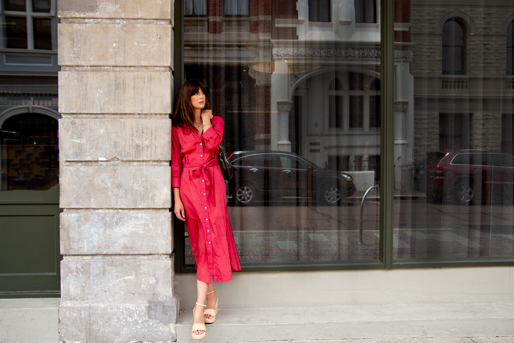 CECILIE DRESS RED