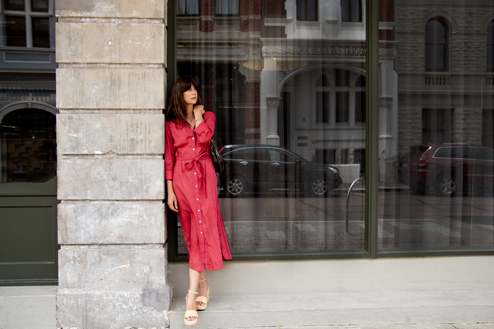 CECILIE DRESS RED