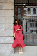 CECILIE DRESS RED
