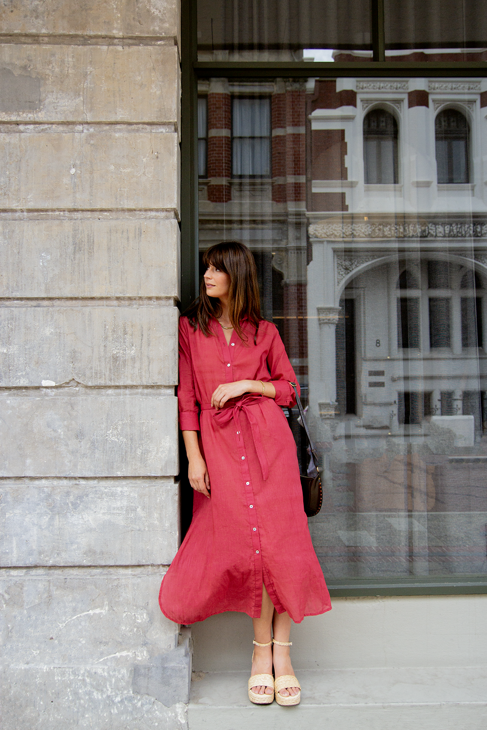 CECILIE DRESS RED