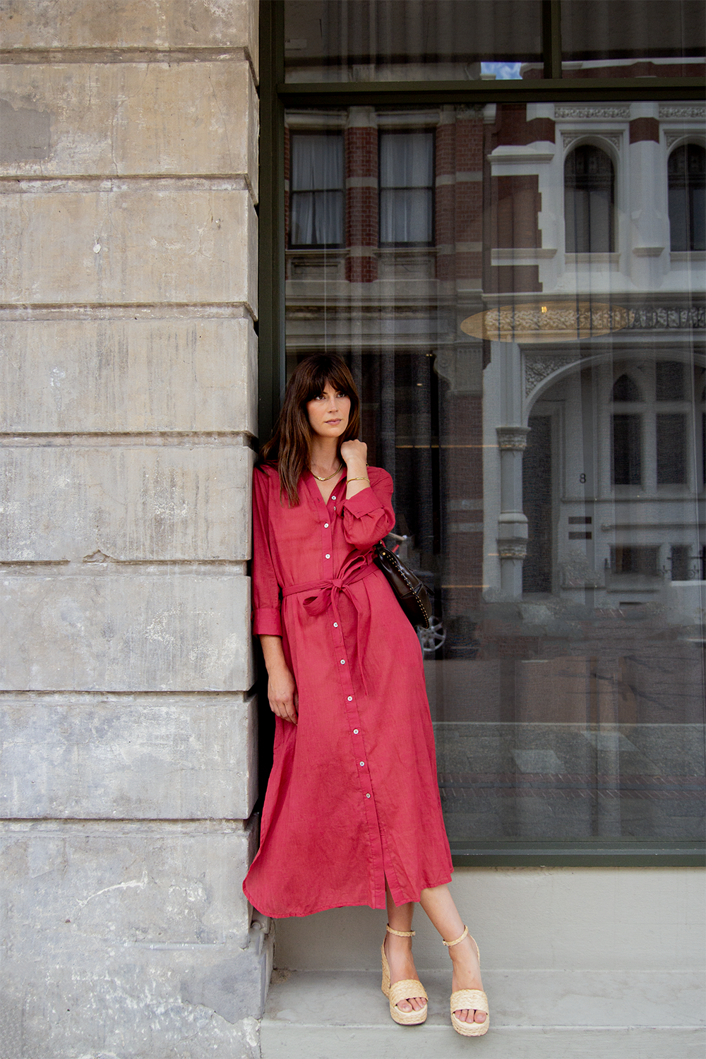 CECILIE DRESS RED