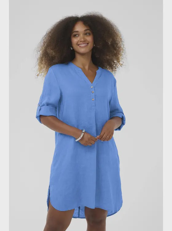 BELLIS CAFTAN SHORT DRESS