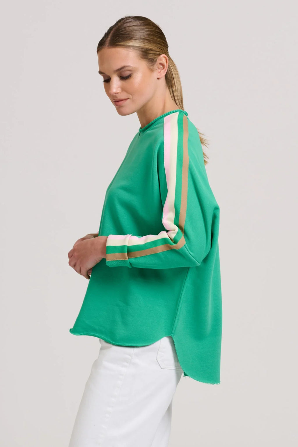 RAW TAPE LONG SLEEVE SWEATSHIRT