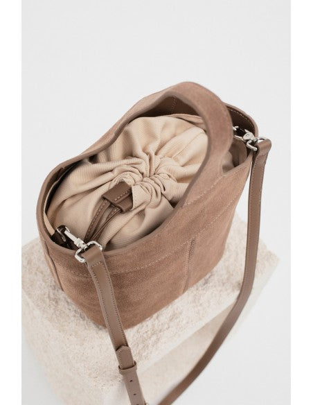 GLENDALE SUEDE BUCKET BAG