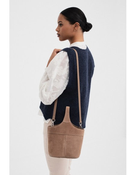 GLENDALE SUEDE BUCKET BAG